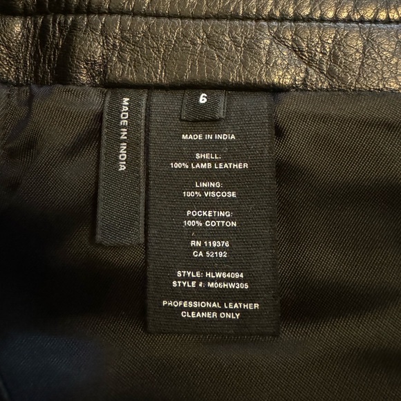 Helmut Lang Black Leather 5-Pocket Mini Skirt - Picture 6 of 14